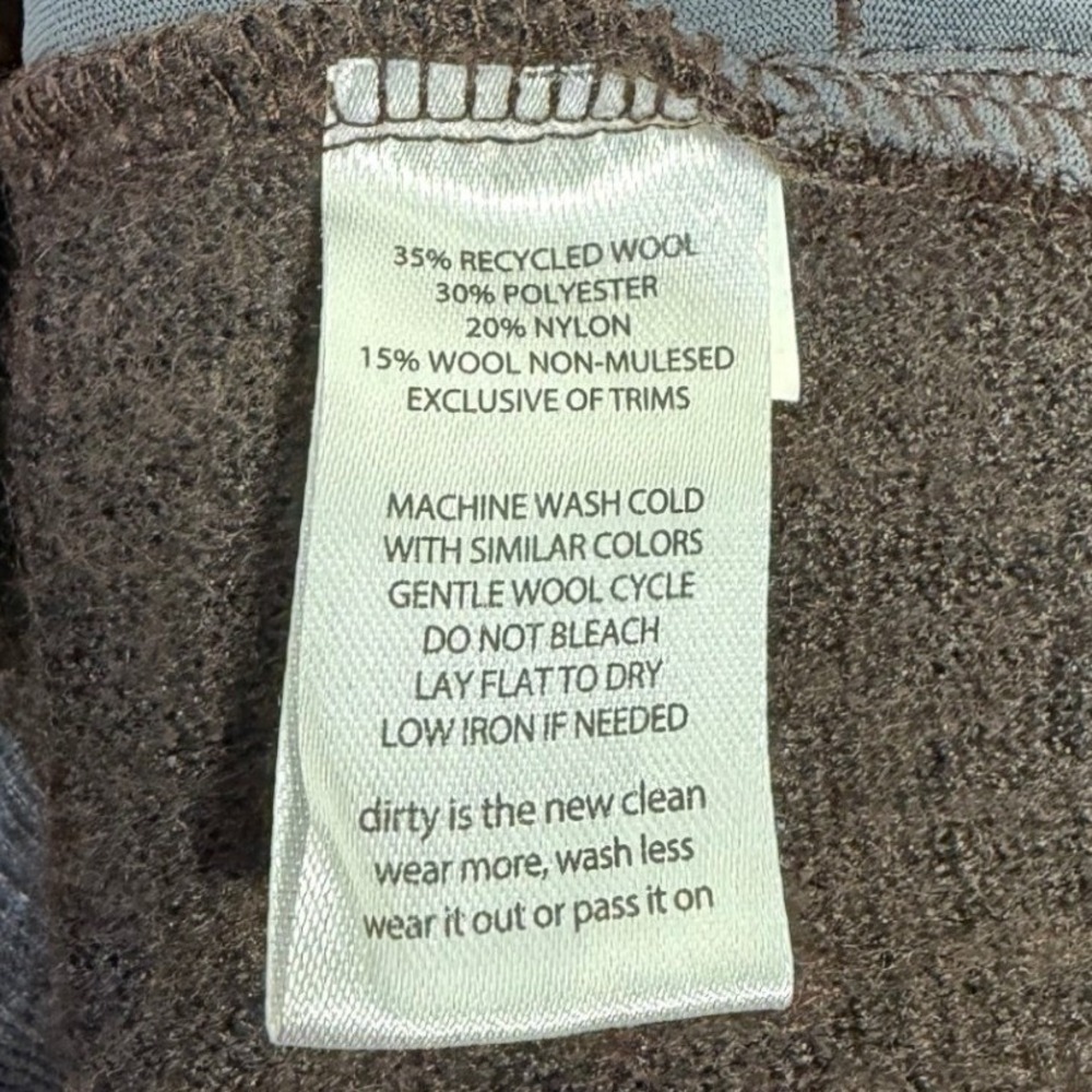 TOAD&CO Mens Telluride‎ Sherpa Shirt Jacket Shacket Brown Wool Blend Size M - Picture 8 of 12